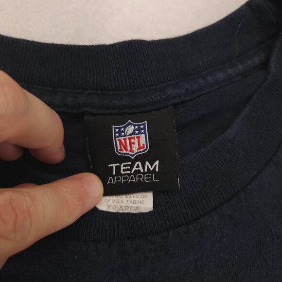 NFL Houston Texans Graphic Short Sleeve Football T Shirt Mens Size XL Navy Blue - Picture 3 of 9